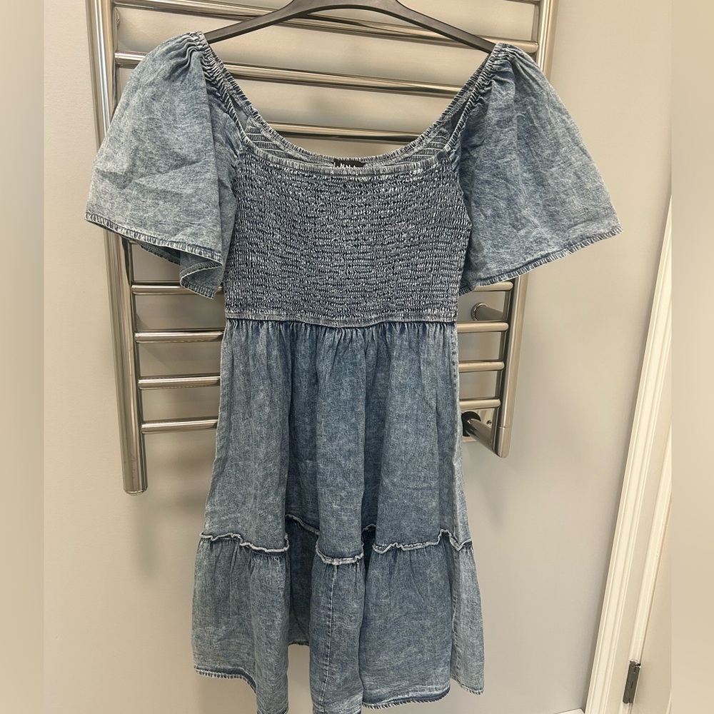 Denim Smock Dress